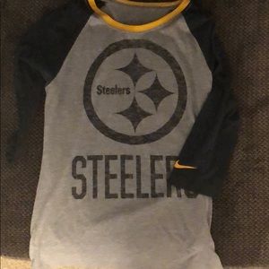 Steelers 3/4 sleeve nike shirt